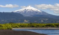Chile Blick auf den Vulkan