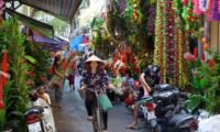 Die Blumenstraße im Bazar