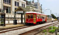 Straßenbahn an der Toulouse Street