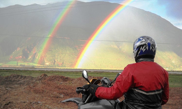 Doppelter Regenbogen