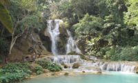 Der Wasserfall lädt zum Baden ein