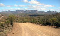 Der Flinders Range Gebirgszug