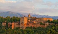 Die Alhambra in der Abendsonne