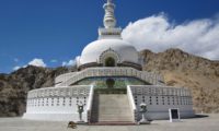 Die Shanti Stupa in Leh