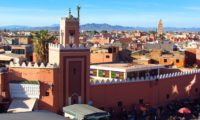 Marrakesch Blick auf die Stadt