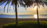 Malaga Blick aufs Meer