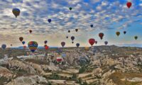 Ballonfahrt bei Sonnenaufgang in Kappadokien