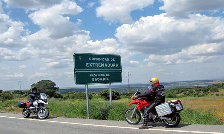 Fahrt zur Extremadura