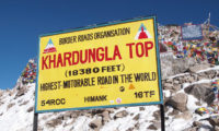 Der höchste Punkt des Khardung La Passes