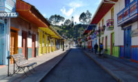 Salento ein typisches Dorf in der Kaffeeregion Kolumbiens