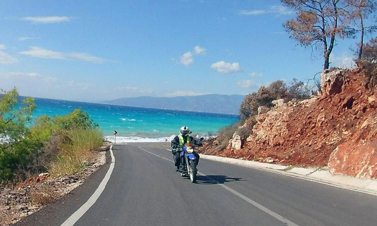 Traumhafte Küstenstraße an der Türkischen Riviera