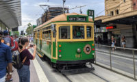 Fahrt in der historischen Straßenbahn