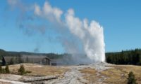 The Old Faithful Geysir im Yellowstone National Park