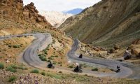 Kurvenparadies Passstrassen in Ladakh