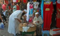 Minibäckerei im Bazaar von Marrakesch