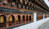 Gebetsmühlen in Bhutan