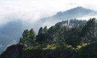 Nebel an den Bergen in El Salvador