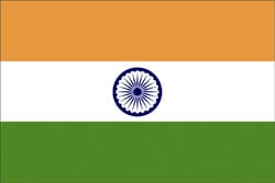 Indien Flagge