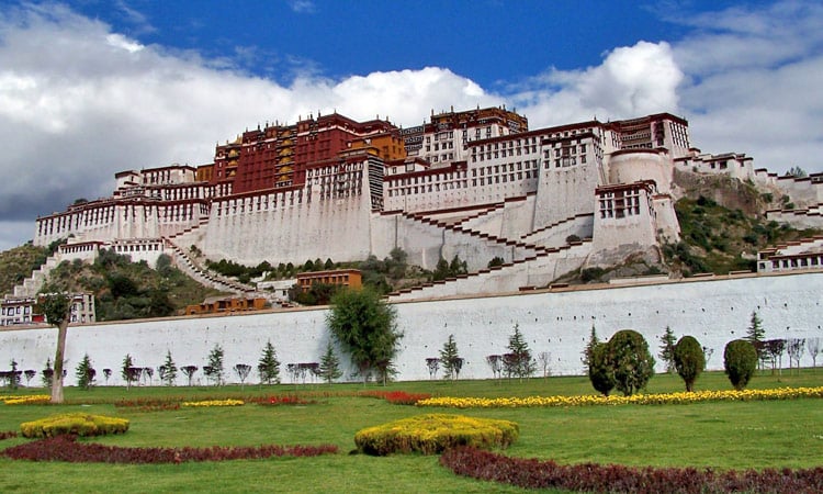 Der Potala Palast in Lhasa