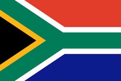 Südafrika Flagge